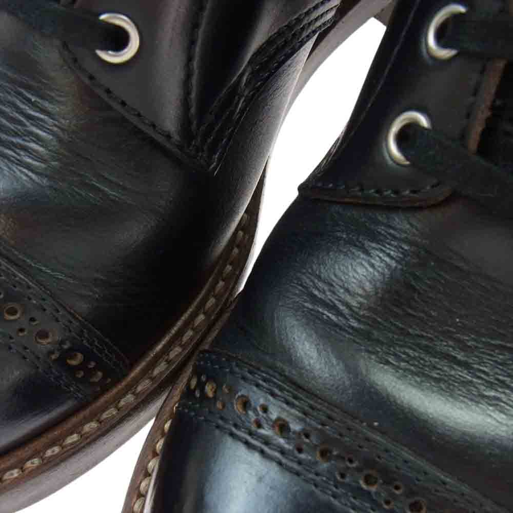 ジョン ロフグレン LK-014 茶芯 COMBAT BOOTS HORWEEN LEATHER CXL コンバット ワーク ブーツ ブラック系 8E【中古】