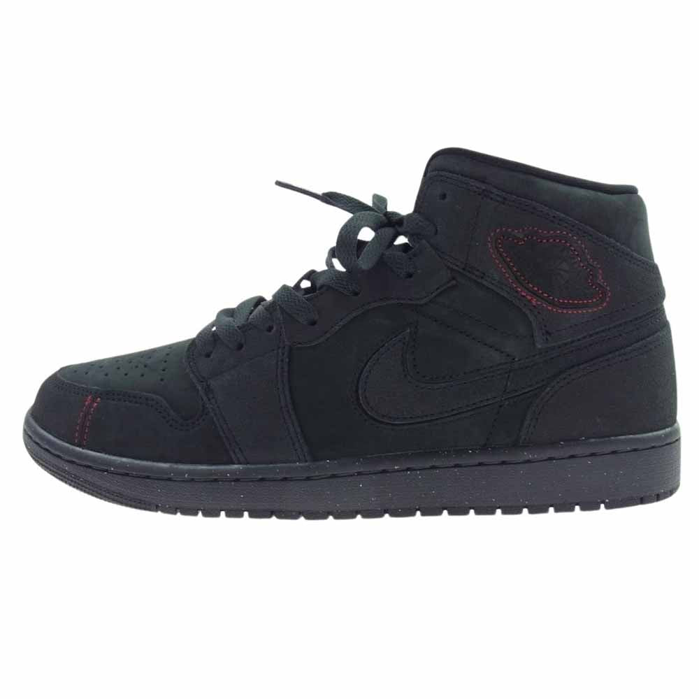 NIKE ナイキ FD8634-001 Air Jordan 1 Mid SE Craft Dark Smoke Grey エアジョーダン1 ミッド SE クラフト ダークスモークグレー スニーカー ブラック系 27.5cm【極上美品】【中古】