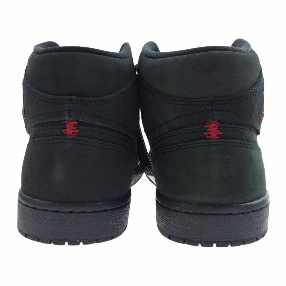 NIKE ナイキ FD8634-001 Air Jordan 1 Mid SE Craft Dark Smoke Grey エアジョーダン1 ミッド SE クラフト ダークスモークグレー スニーカー ブラック系 27.5cm【極上美品】【中古】