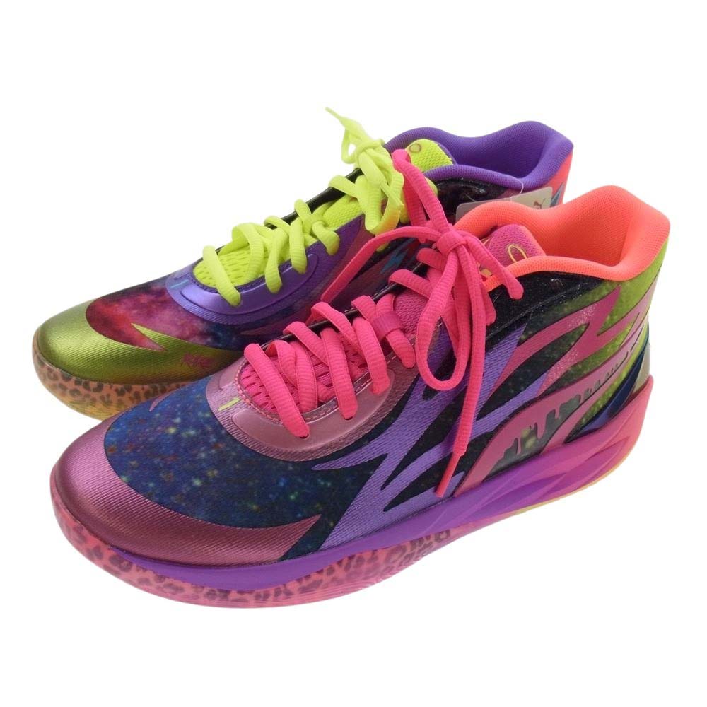 PUMA プーマ 378283-01 LaMelo Ball MB.02 BE YOU プーマ ラメロ・ボール MB.02 ビー ユー スニーカー マルチカラー系 27.5cm【極上美品】【中古】