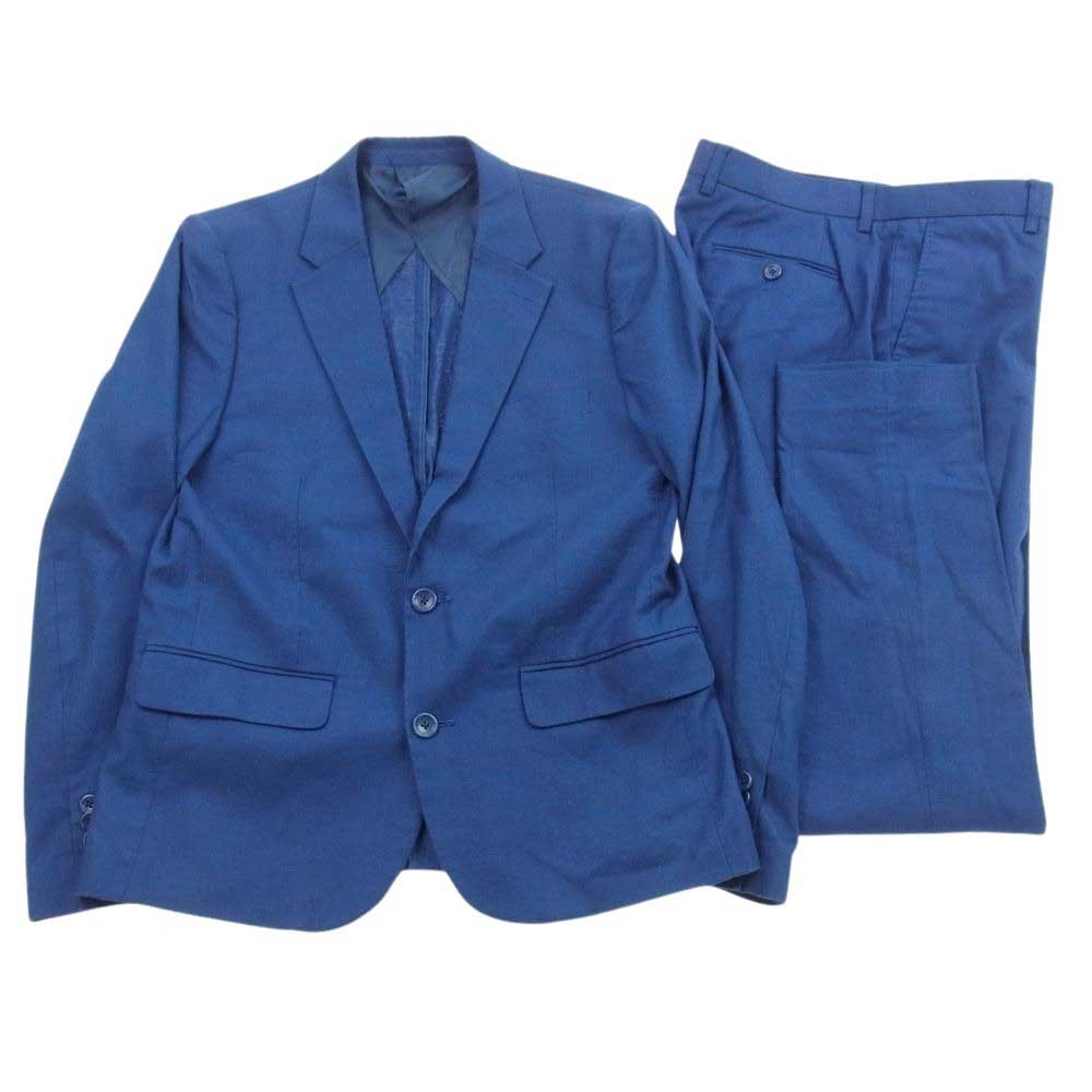 URBAN RESEARCH アーバンリサーチ WH56-17M010WH56-14M003 スーツ セットアップ コットン リネン ジャケット スラックス パンツ ネイビー系 38【中古】