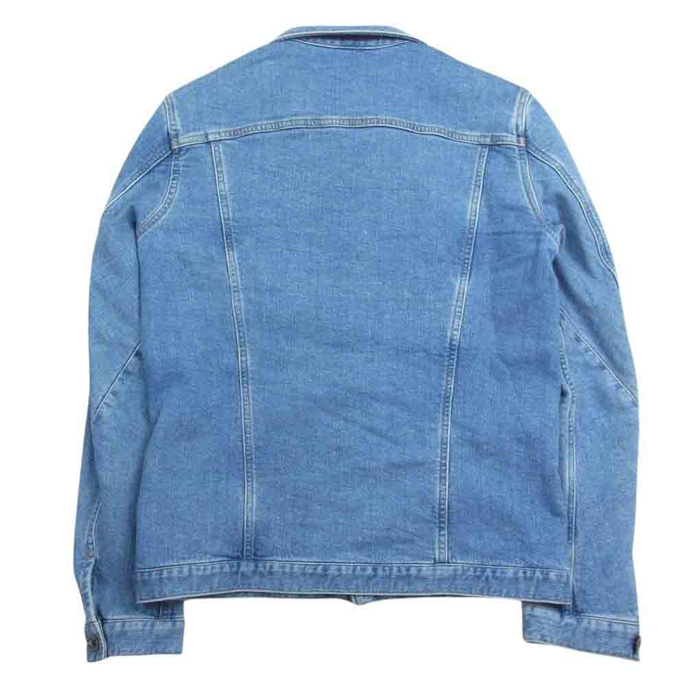 wjk ダブルジェイケイ 2861 dj06f tight knit denim blouson タイトニット デニム ブルゾン ジャケット インディゴブルー系 M【中古】