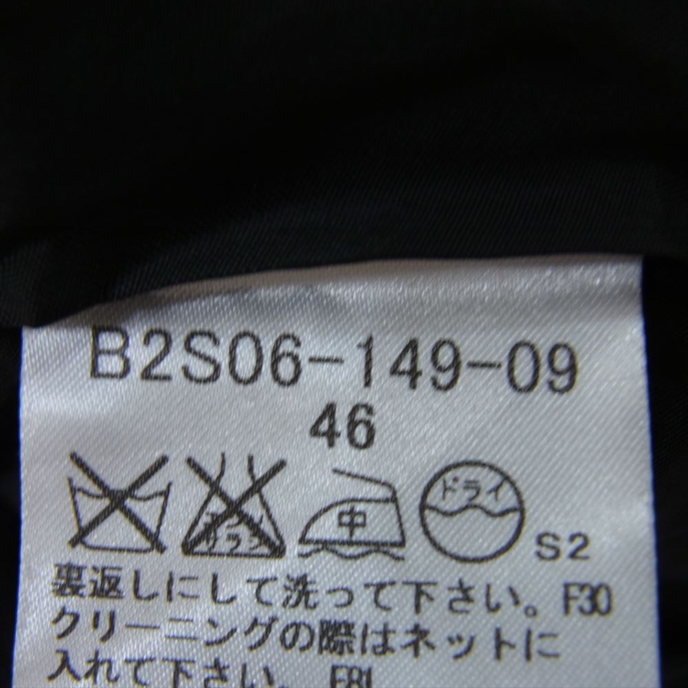 BURBERRY バーバリー B2S06-149-09 LONDON ロンドン 刺繍 スカート ブラック系 46【中古】