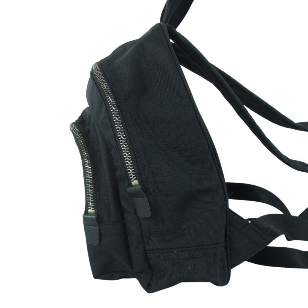 MARC JACOBS マークジェイコブス M0013608 レザー パッチ バックパック ミニリュック ブラック系【中古】