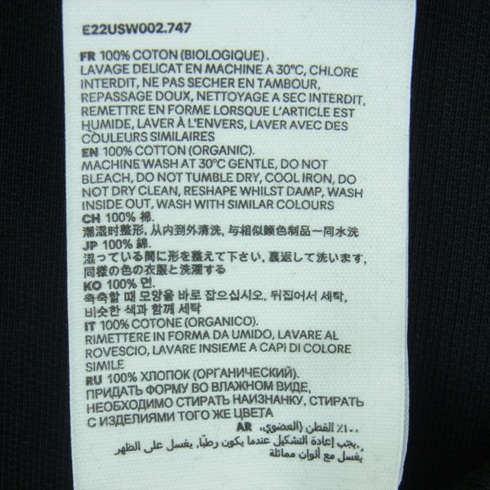アミアレクサンドルマテュッシ E22USW002 AMI PARIS アミパリス ハート Aロゴ 刺繍 クルーネック スウェット ブラック系【中古】