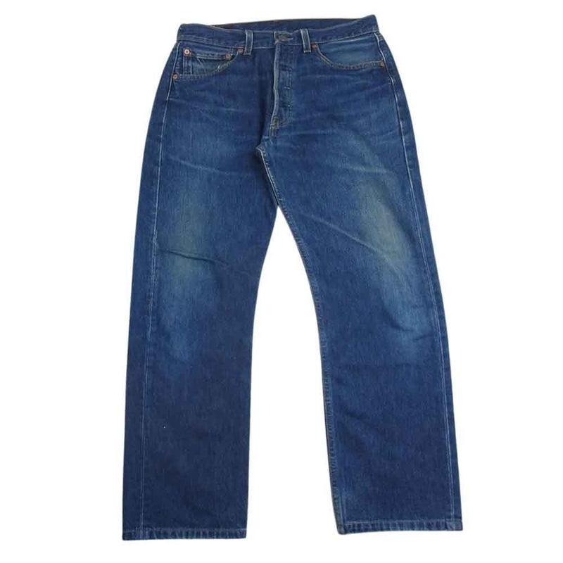 Levi's リーバイス USA製 501 ボタン裏刻印553 ボタンフライ デニムパンツ ジーンズ W32L32 インディゴブルー系 32【中古】