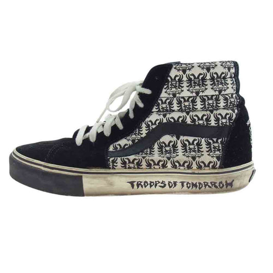 Supreme シュプリーム NEIGHBORHOOD ネイバーフッド VANS バンズ Sk8 Hi スケートハイ Troops of Tomorrow ハイカットスニーカー ブラック系 US10【中古】