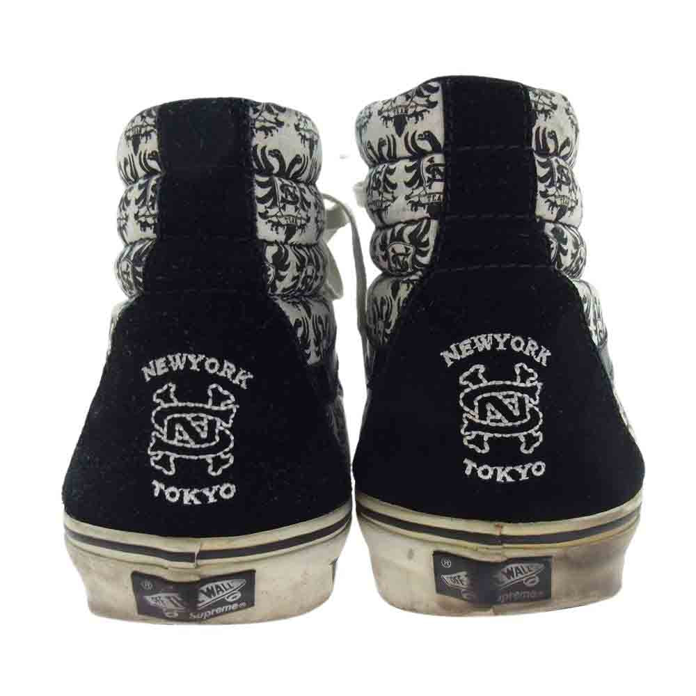 Supreme シュプリーム NEIGHBORHOOD ネイバーフッド VANS バンズ Sk8 Hi スケートハイ Troops of Tomorrow ハイカットスニーカー ブラック系 US10【中古】