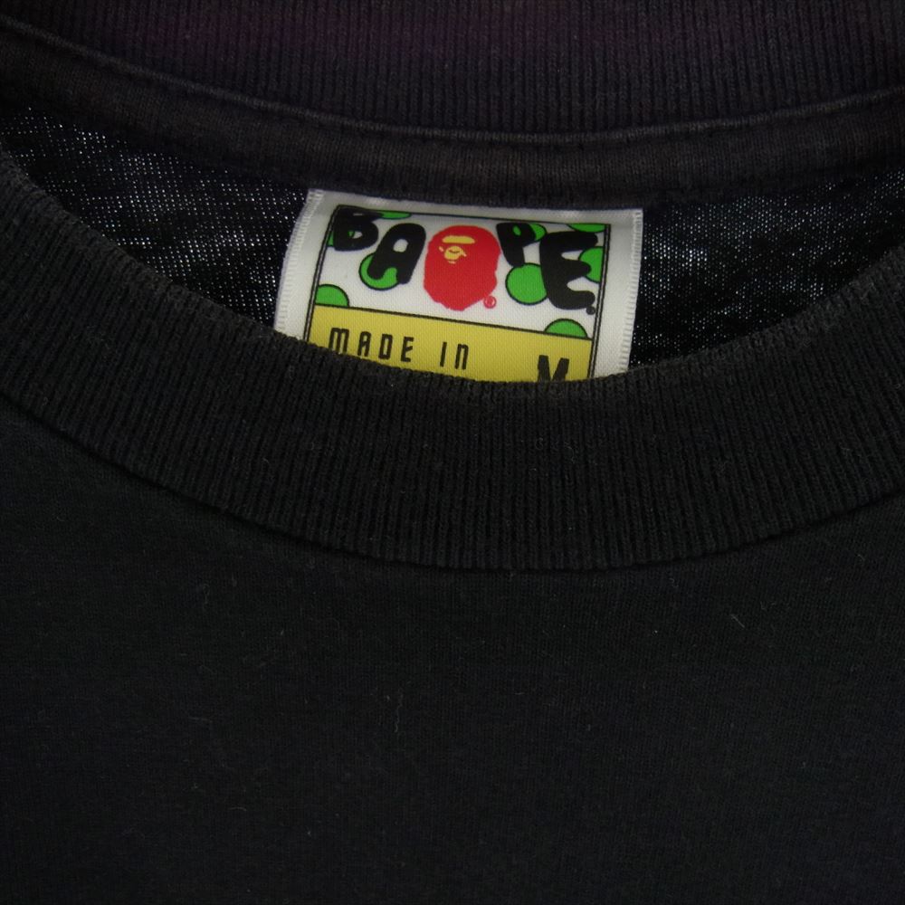 NEIGHBORHOOD ネイバーフッド BAPE BROTHERHOOD アベイシングエイプ Tシャツ ブラック系 M【中古】