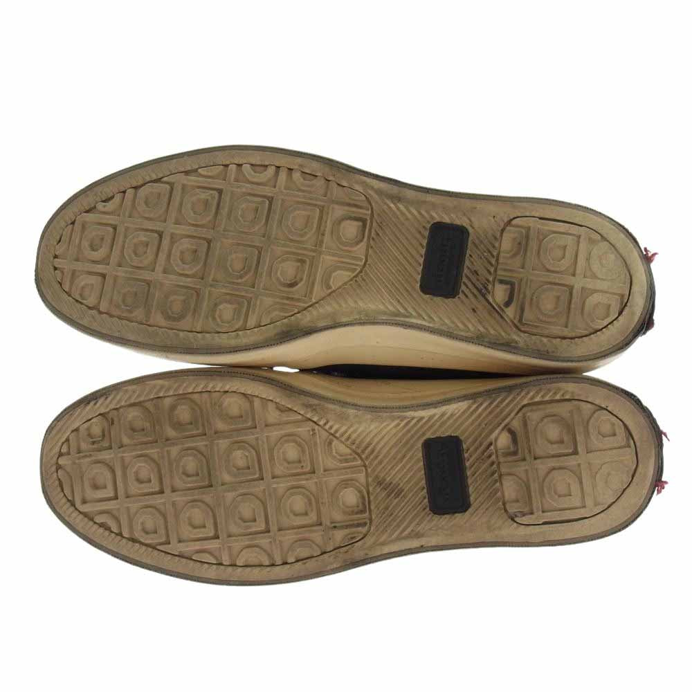 VISVIM ビズビム FLYNT HI SASHIKO 刺し子 ハイカット スエード ブーツ ブラック系 US8【中古】