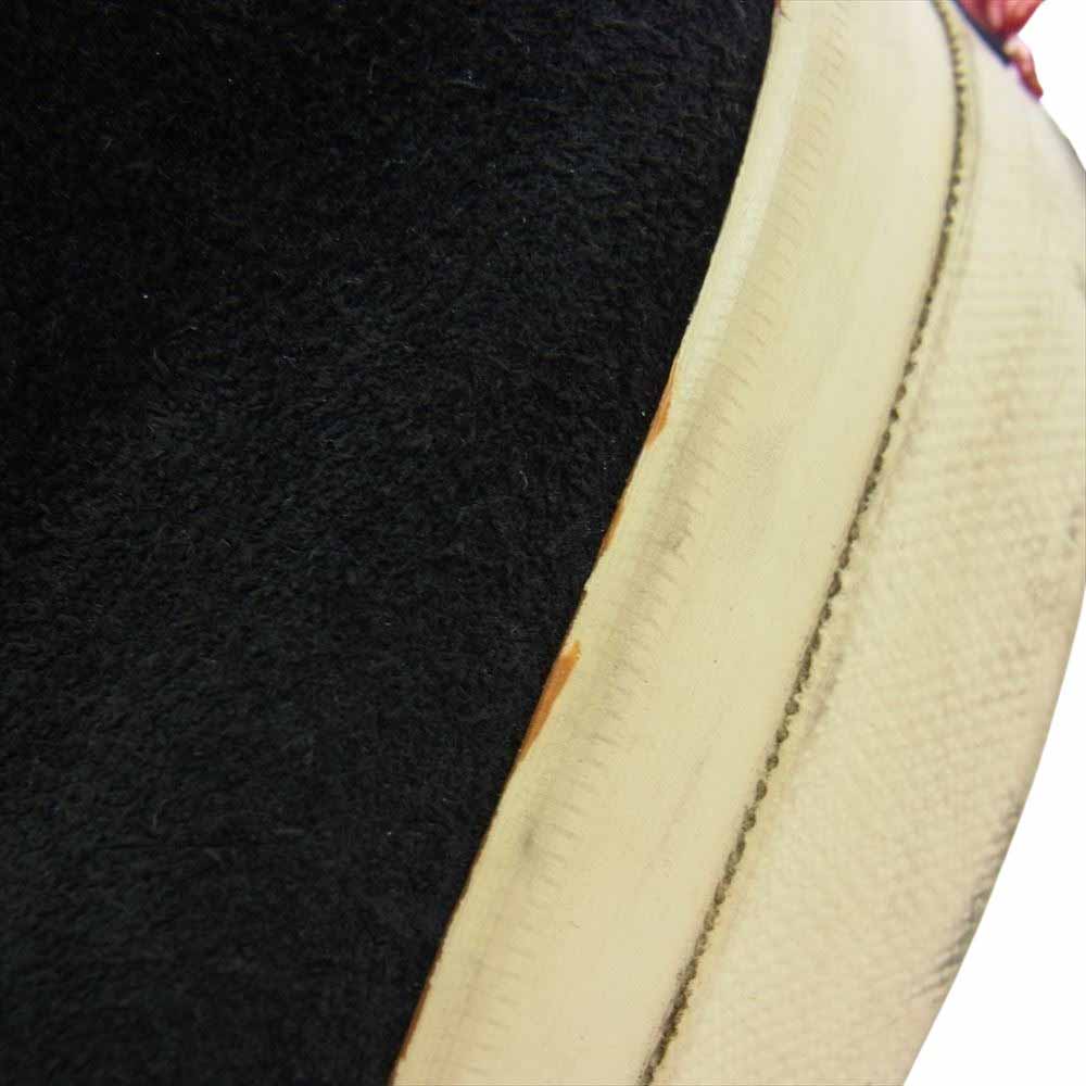 VISVIM ビズビム FLYNT HI SASHIKO 刺し子 ハイカット スエード ブーツ ブラック系 US8【中古】