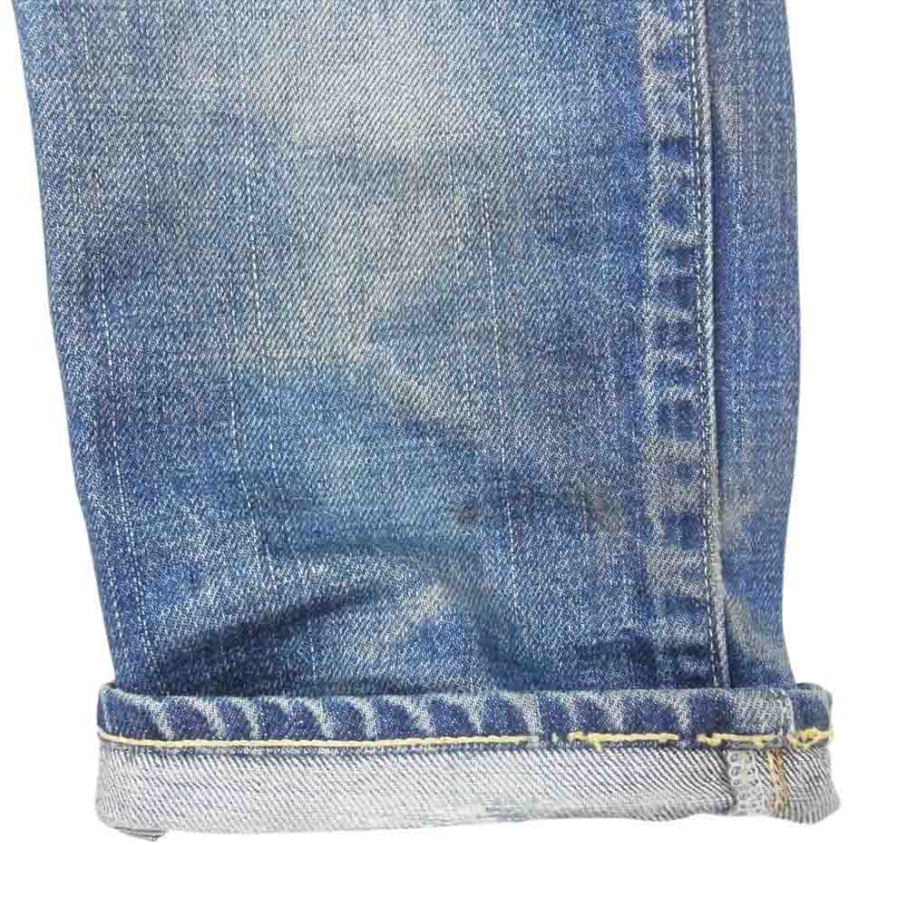 VISVIM ビズビム 18AW 0118205005032 SOCIAL SCULPTURE 04 DAMAGED-16 ソーシャルスカルプチャーデニム ダメージ加工 デニムパンツ インディゴブルー系 32【中古】