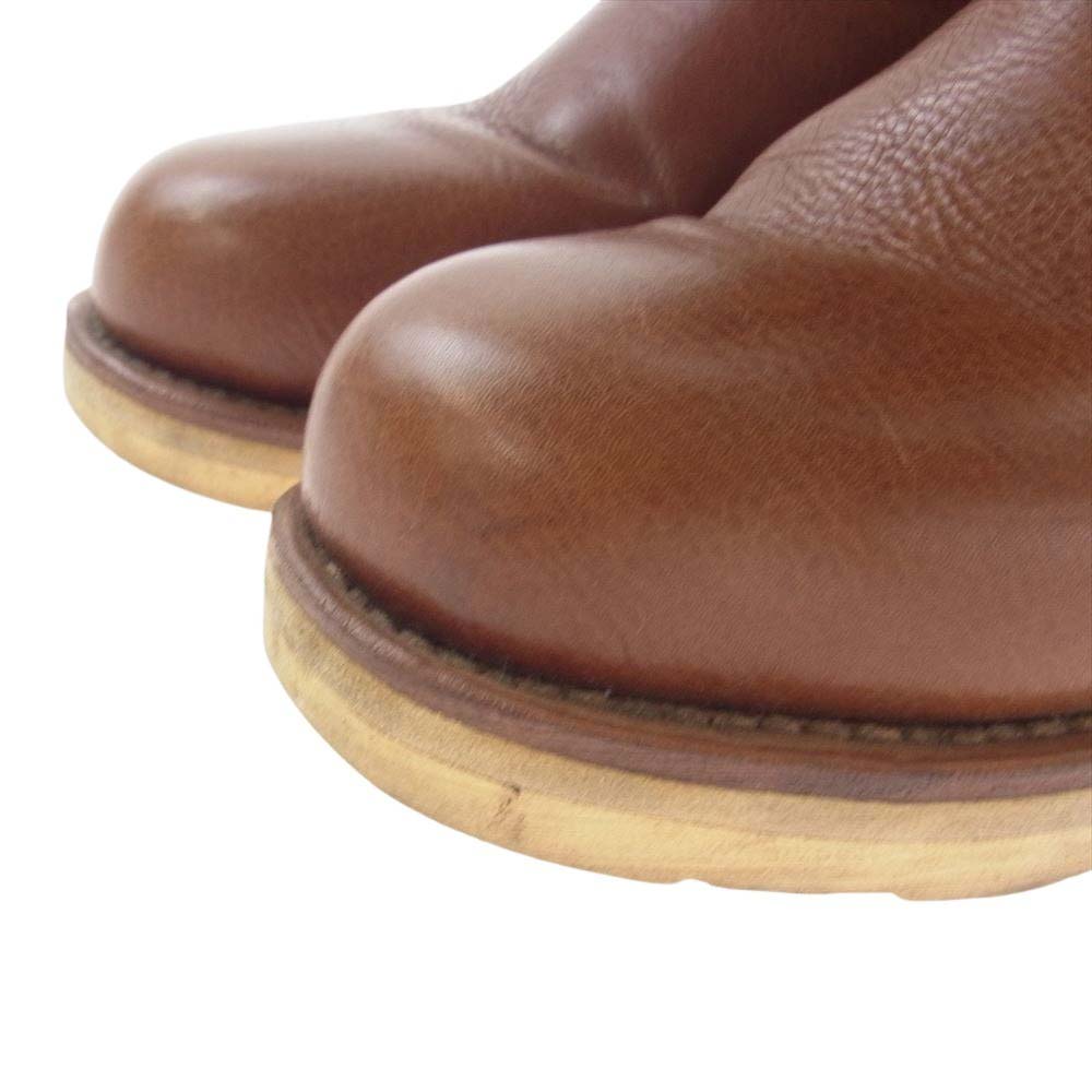 VISVIM ビズビム V10007004-03  WABANAKI BOOTS-FOLK ワバナキ サイドジップ レザー ワーク ペコス ブーツ ブラウン系【中古】