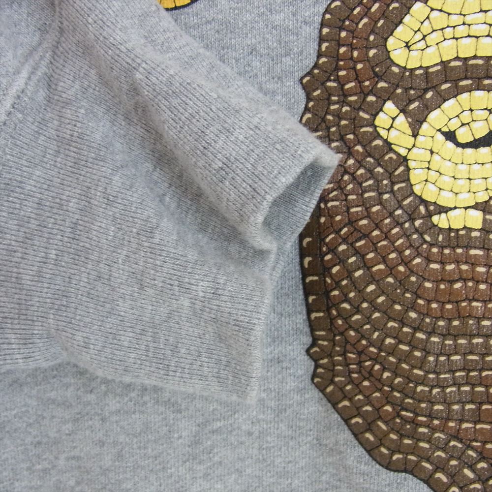 A BATHING APE アベイシングエイプ 001PPH731904C OVO OCTOBERS VERY OWN オクトーバーベリーオウン プルオーバー スウェット パーカー フーディ グレー系 L【中古】