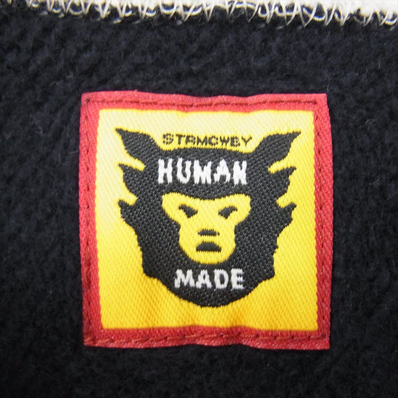 HUMAN MADE ヒューマンメイド 24SS CREWNECK SWEATSHIRT スウェットシャツ クルーネック トレーナー ネイビー系 XL【中古】