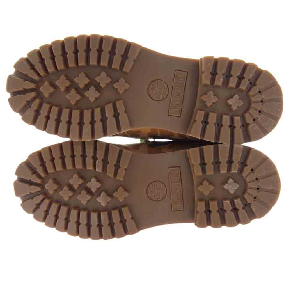 A BATHING APE アベイシングエイプ 1H23191904 Timberland ティンバーランド PREMIUM WATERPROOF CHUKKA WHEAT プレミアム ウォータープルーフ チャッカブーツ ライトブラウン系 26.5cm【極上美品】【中古】