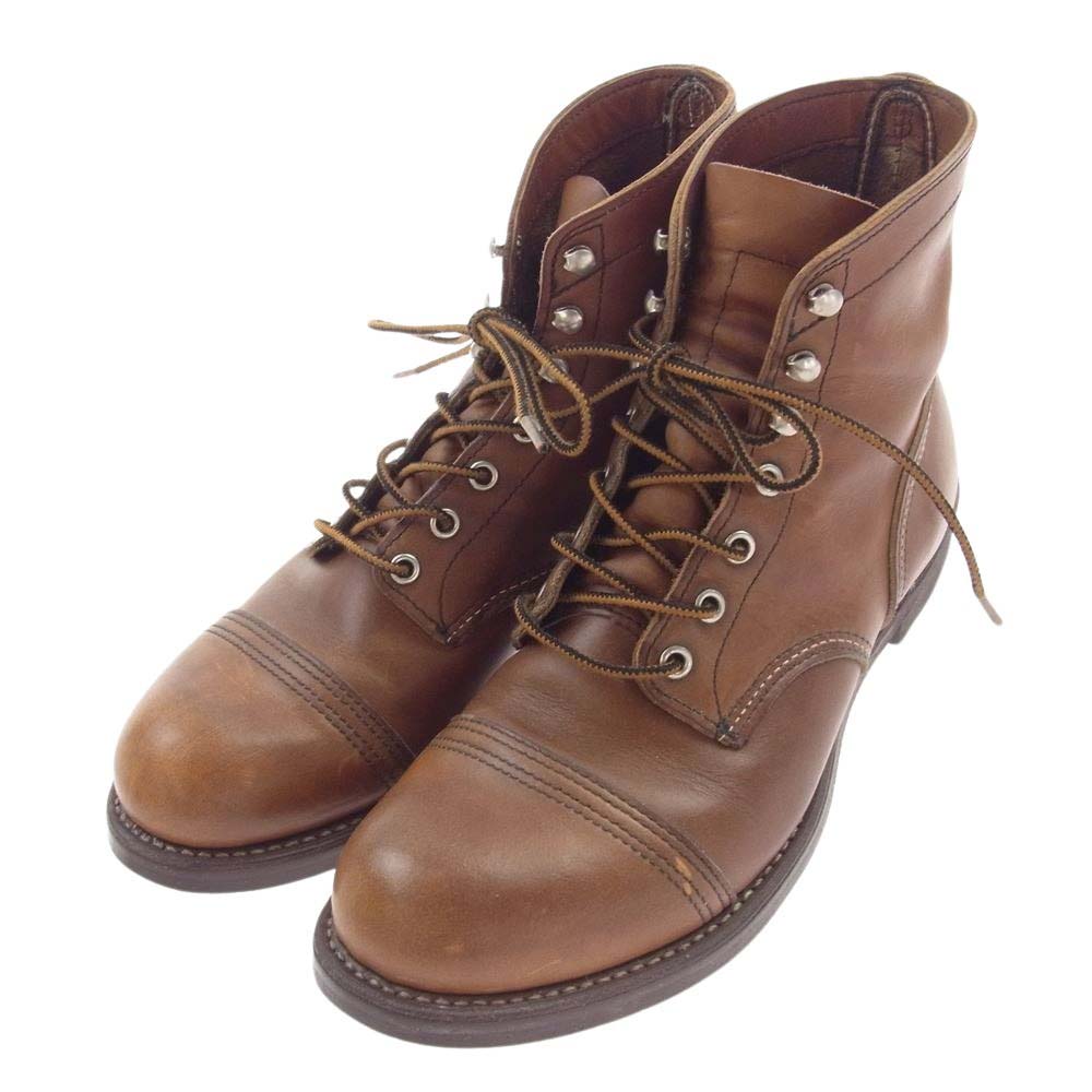 RED WING レッドウィング 8112 Iron Ranger アイアンレンジャー レースアップ ブーツ  ブラウン系 27.0cm【中古】