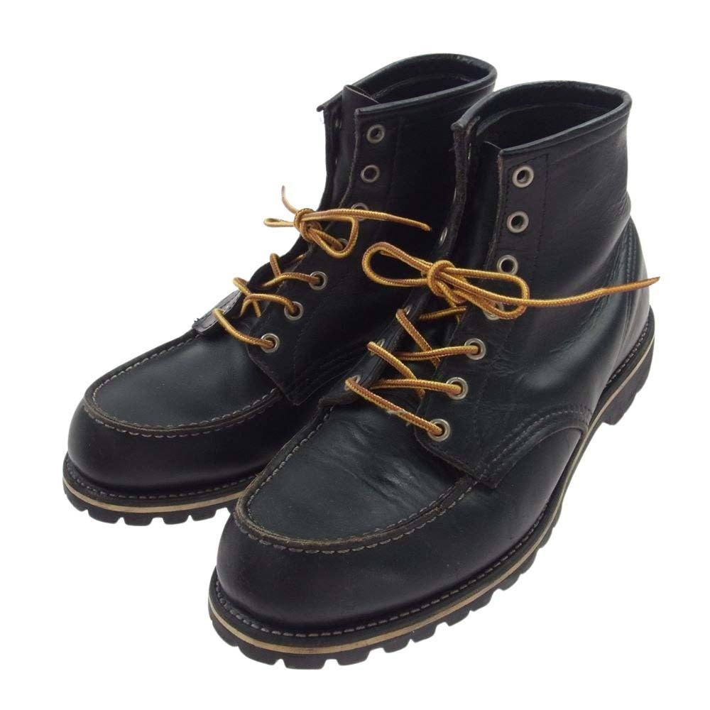 RED WING レッドウィング 9874 Irish Setter 6 Moc アイリッシュセッター モック 犬タグ ワークブーツ レースアップブーツ ブラック系 27.5cm【中古】