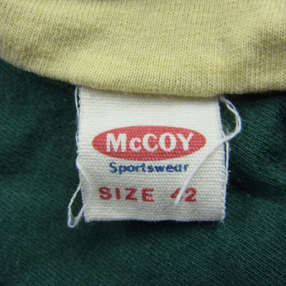 The REAL McCOY'S ザリアルマッコイズ R.H.S. BASEBALL プリント クルーネック 半袖 Tシャツ グリーン系 42【中古】