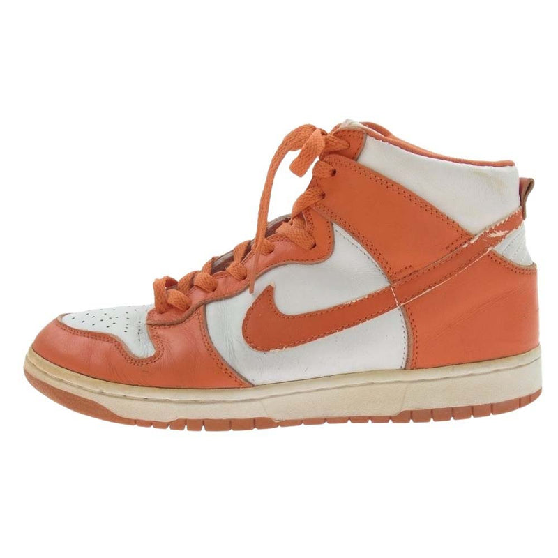 NIKE ナイキ 630335-811 90s 98年製 DUNK HIGH LE ダンク ハイ ハイカット スニーカー オレンジ オレンジ系 27【中古】