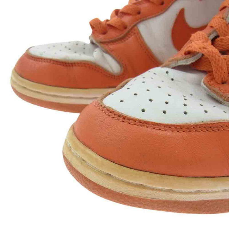 NIKE ナイキ 630335-811 90s 98年製 DUNK HIGH LE ダンク ハイ ハイカット スニーカー オレンジ オレンジ系 27【中古】