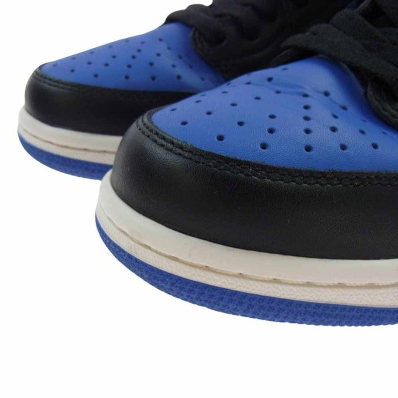 NIKE ナイキ 705329-004 AIR JORDAN 1 RETRO LOW ROYAL 2015 エアジョーダン レトロ ローカット ロイヤル スニーカー 26cm【中古】