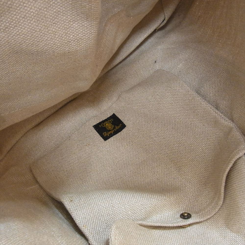 DJANGOATOUR ジャンゴアトゥール linen factory tote リネン ファクトリー トートバッグ グレー系【新古品】【未使用】【中古】