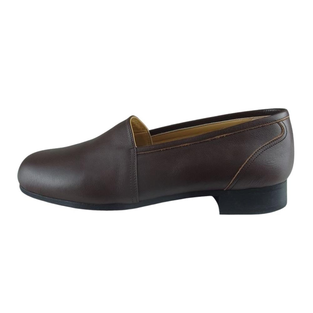 DJANGOATOUR ジャンゴアトゥール slip on kipleather shoes レザー スリッポン シューズ ブラウン ブラウン系 25cm【中古】