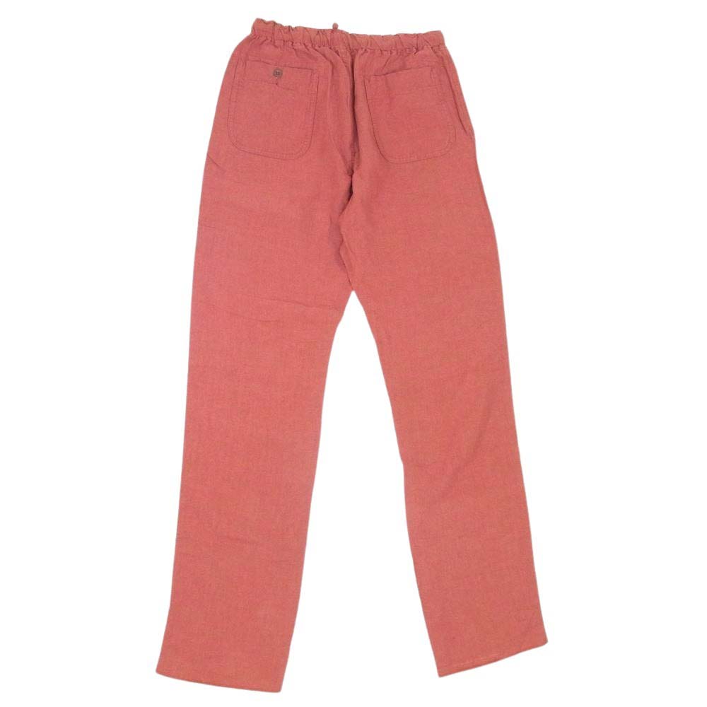 DJANGOATOUR ジャンゴアトゥール DP-6D LINEN HSM LOOSE PANTS リネン HSM ルーズパンツ レッド系 M【新古品】【未使用】【中古】