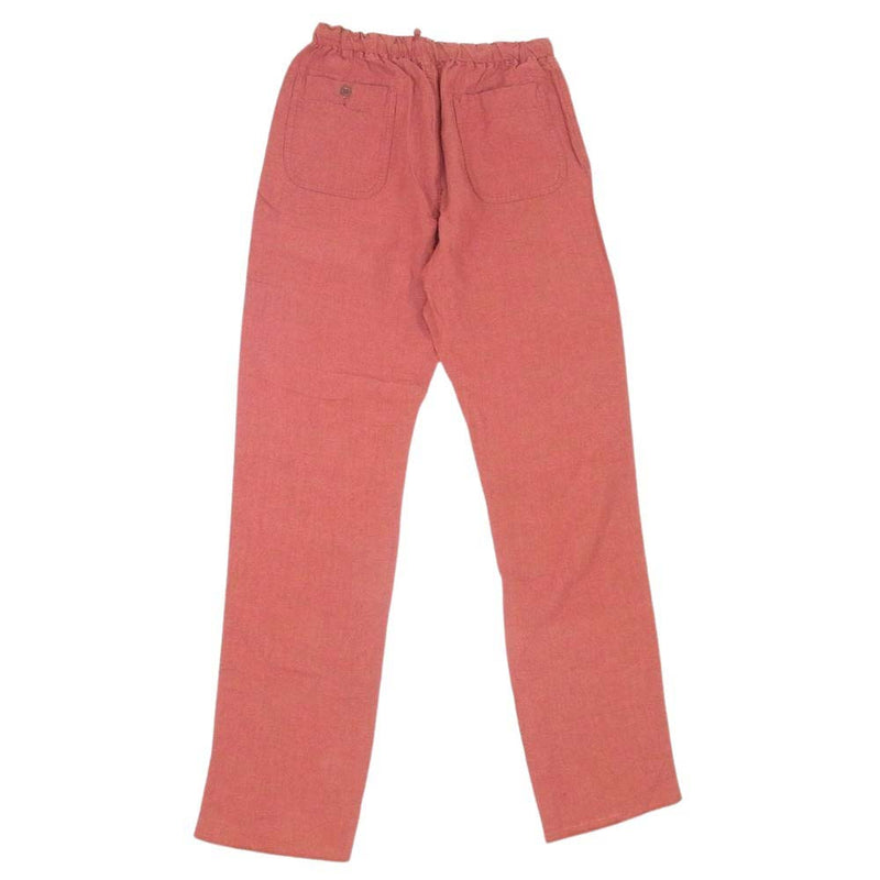 DJANGOATOUR ジャンゴアトゥール DP-6D LINEN HSM LOOSE PANTS リネン HSM ルーズパンツ レッド系 M【新古品】【未使用】【中古】