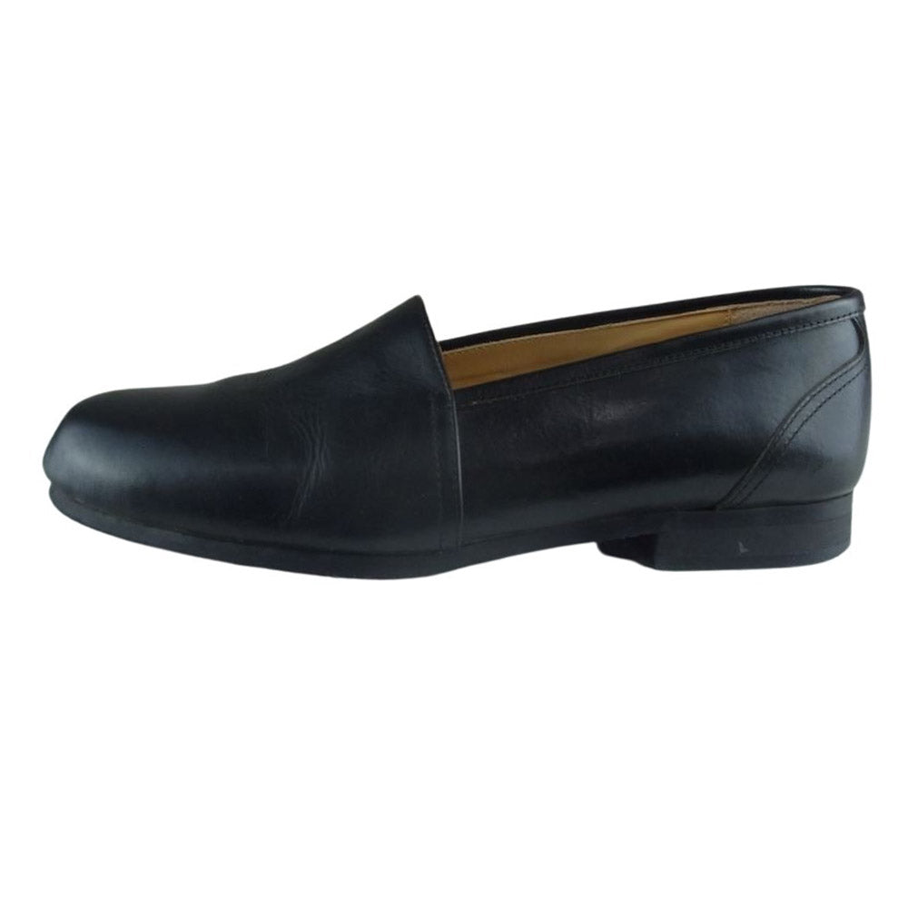 DJANGOATOUR ジャンゴアトゥール slip on kipleather shoes レザー スリッポン シューズ ブラック ブラック系 25cm【中古】