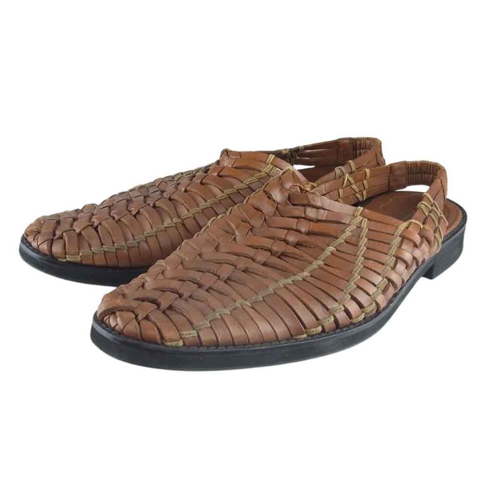 DJANGOATOUR ジャンゴアトゥール SANDAL SHOES DALI ダリ レザー メッシュ シューズ ブラウン系 26.0cm【中古】