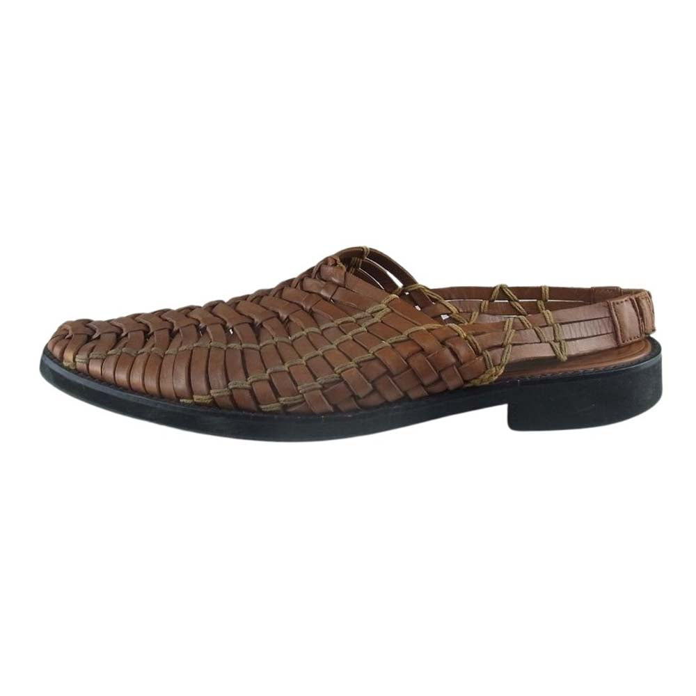 DJANGOATOUR ジャンゴアトゥール SANDAL SHOES DALI ダリ レザー メッシュ シューズ ブラウン系 26.0cm【中古】