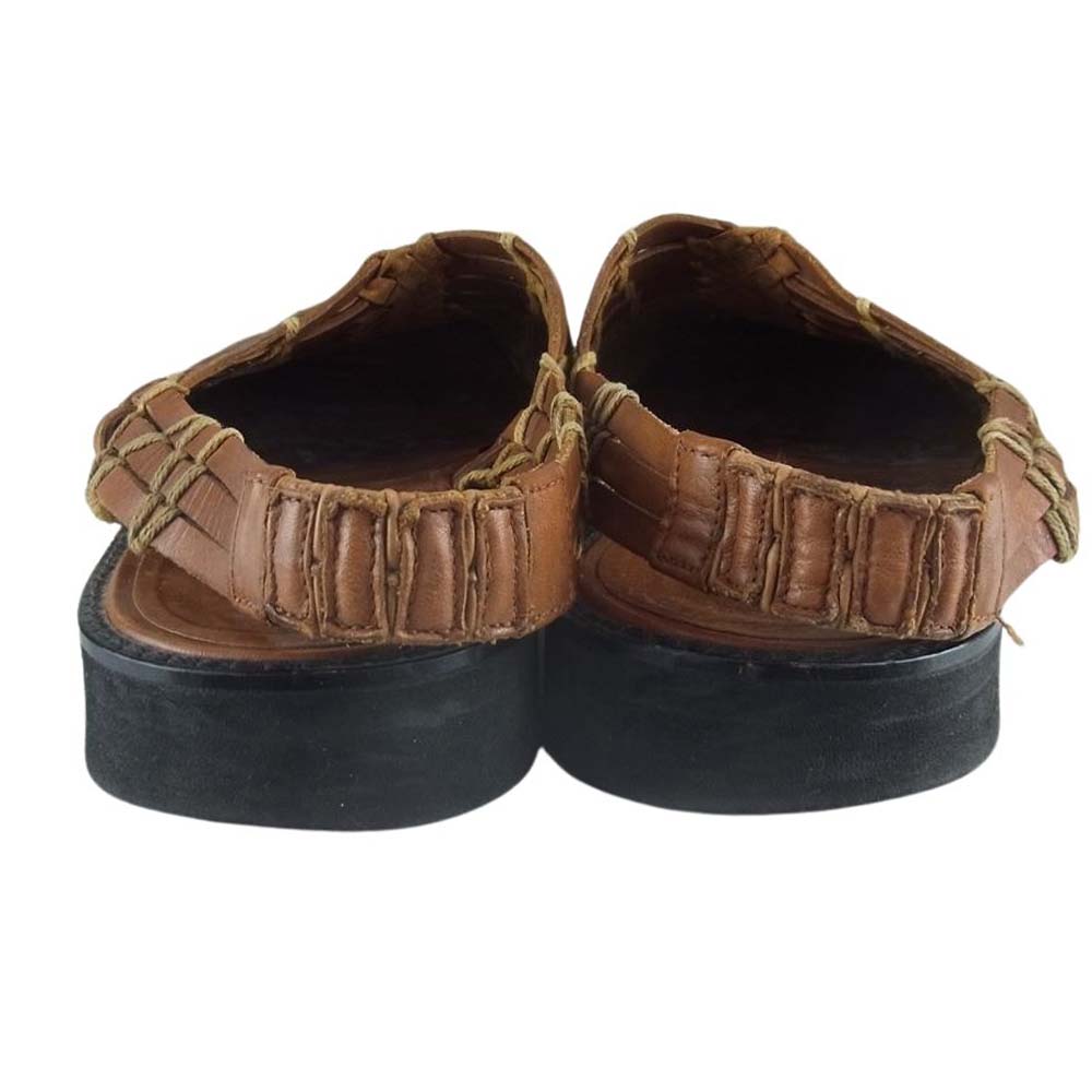 DJANGOATOUR ジャンゴアトゥール SANDAL SHOES DALI ダリ レザー メッシュ シューズ ブラウン系 26.0cm【中古】