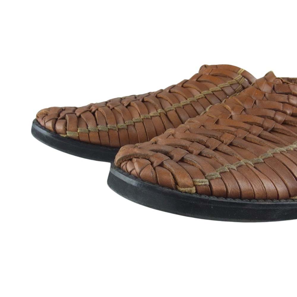 DJANGOATOUR ジャンゴアトゥール SANDAL SHOES DALI ダリ レザー メッシュ シューズ ブラウン系 26.0cm【中古】