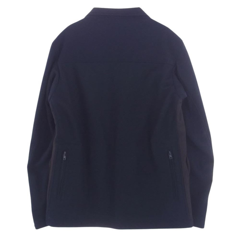 Yohji Yamamoto POUR HOMME ヨウジヤマモトプールオム HD-J57-809 タクティカルポケット フィッシング テーラード ジャケット 異素材切替 ドッキング ジャケット ブラック系 ネイビー系 2【中古】