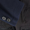 Yohji Yamamoto POUR HOMME ヨウジヤマモトプールオム HD-J57-809 タクティカルポケット フィッシング テーラード ジャケット 異素材切替 ドッキング ジャケット ブラック系 ネイビー系 2【中古】