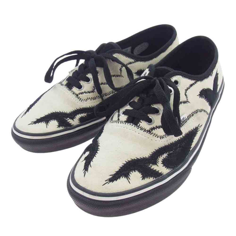 TOGA トーガ V44CFTOGA VANS AUTHENTIC バンズ オーセンティック ローカット スニーカー ホワイト系 ブラック系 26cm【極上美品】【中古】