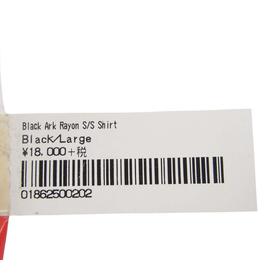 Supreme シュプリーム 20AW Black Ark Rayon S/S Shirt ブラック アーク レーヨン 半袖 開襟 シャツ ブラック系 L【美品】【中古】