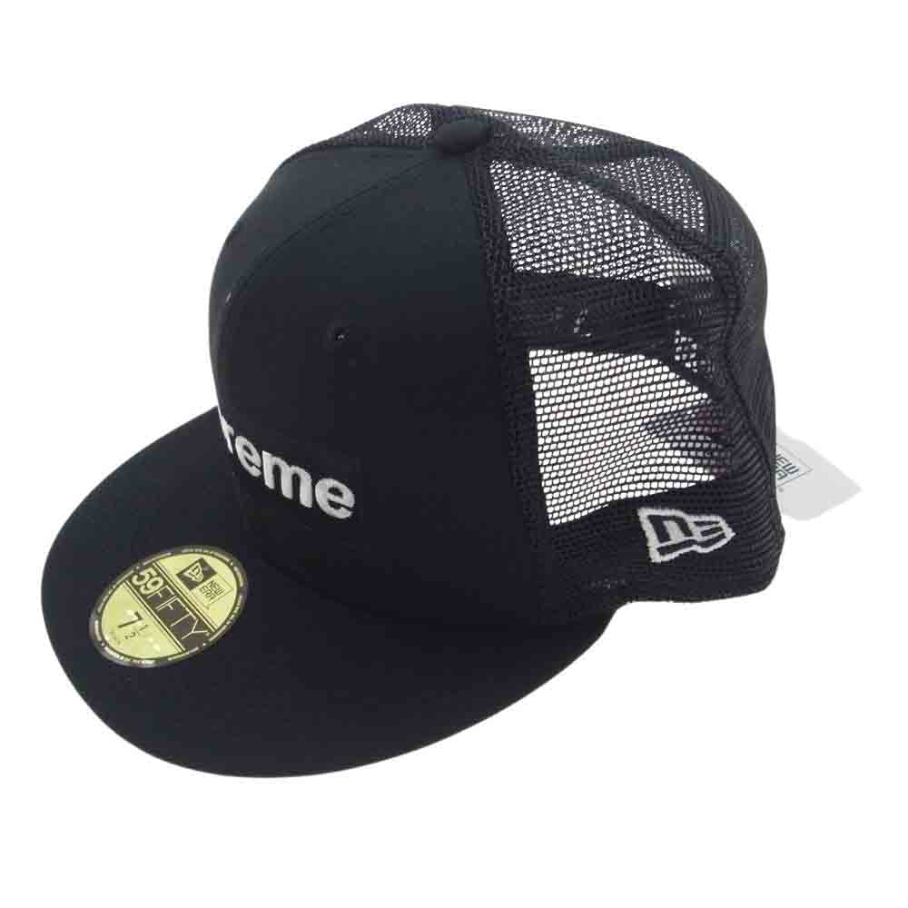 Supreme シュプリーム Box Logo Mesh Back New Era ボックス ロゴ メッシュバック ニューエラ 帽子  ブラック系【新古品】【未使用】【中古】