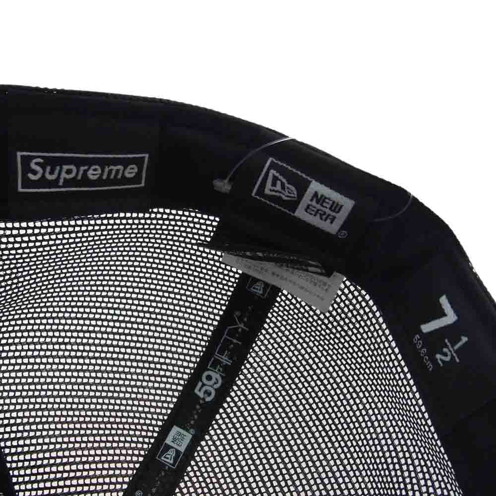 Supreme シュプリーム Box Logo Mesh Back New Era ボックス ロゴ メッシュバック ニューエラ 帽子  ブラック系【新古品】【未使用】【中古】