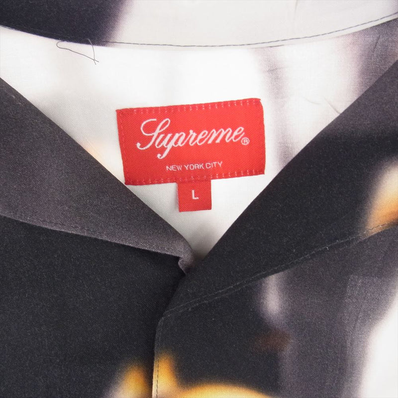 Supreme シュプリーム 20AW Penguins Rayon S/S Shirt ペンギン レーヨン シャツ L【中古】