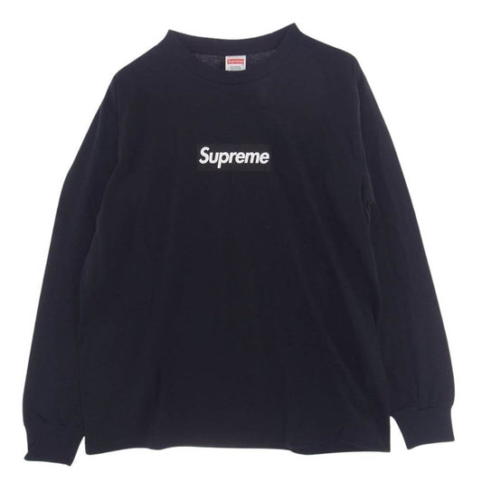 Supreme シュプリーム Box Logo L/S Tee ボックスロゴ 長袖 Tシャツ ブラック系 M【中古】
