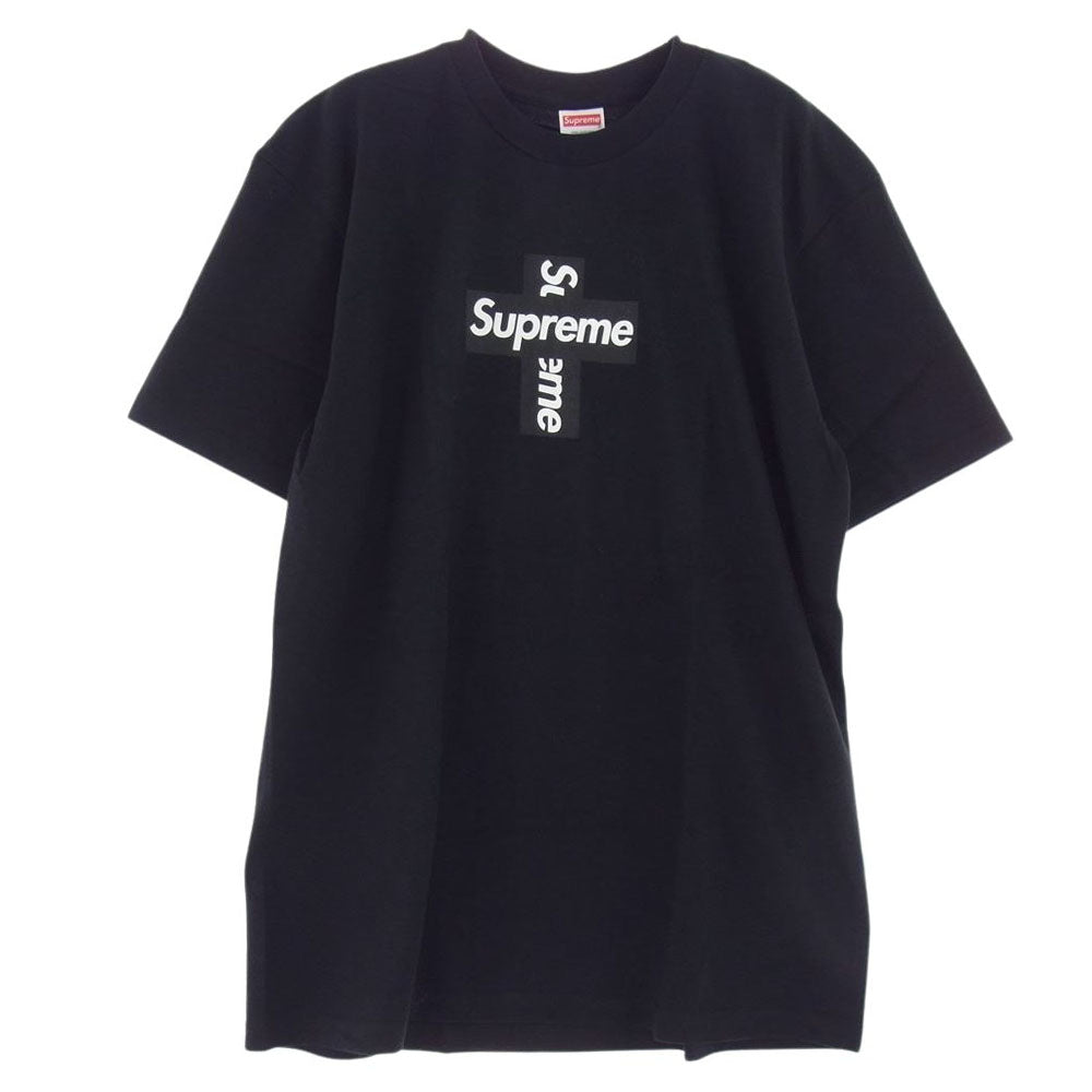 Supreme シュプリーム 20AW Cross Box Logo Tee クロス ボックス ロゴ Tシャツ ブラック系 M【極上美品】【中古】