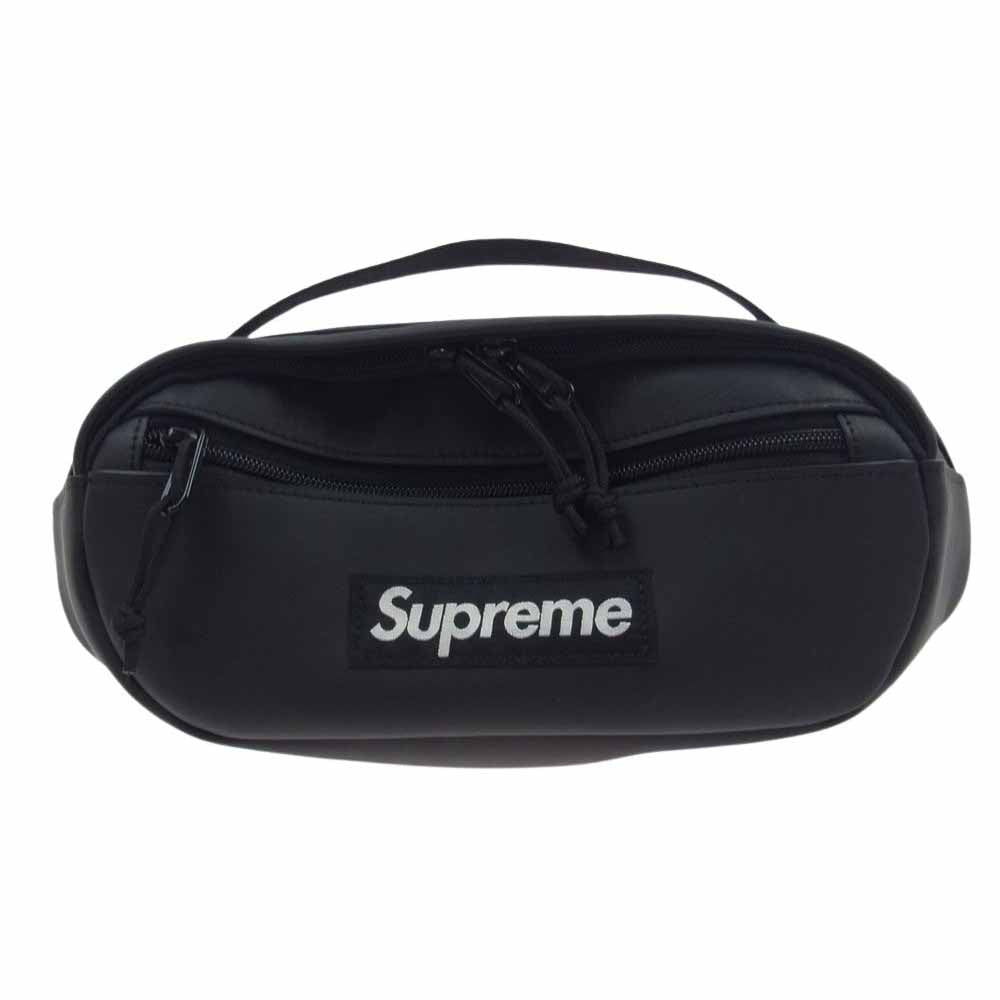 Supreme シュプリーム 23AW Leather Waist Bag レザー ウエスト バッグ  ブラック系【新古品】【未使用】【中古】