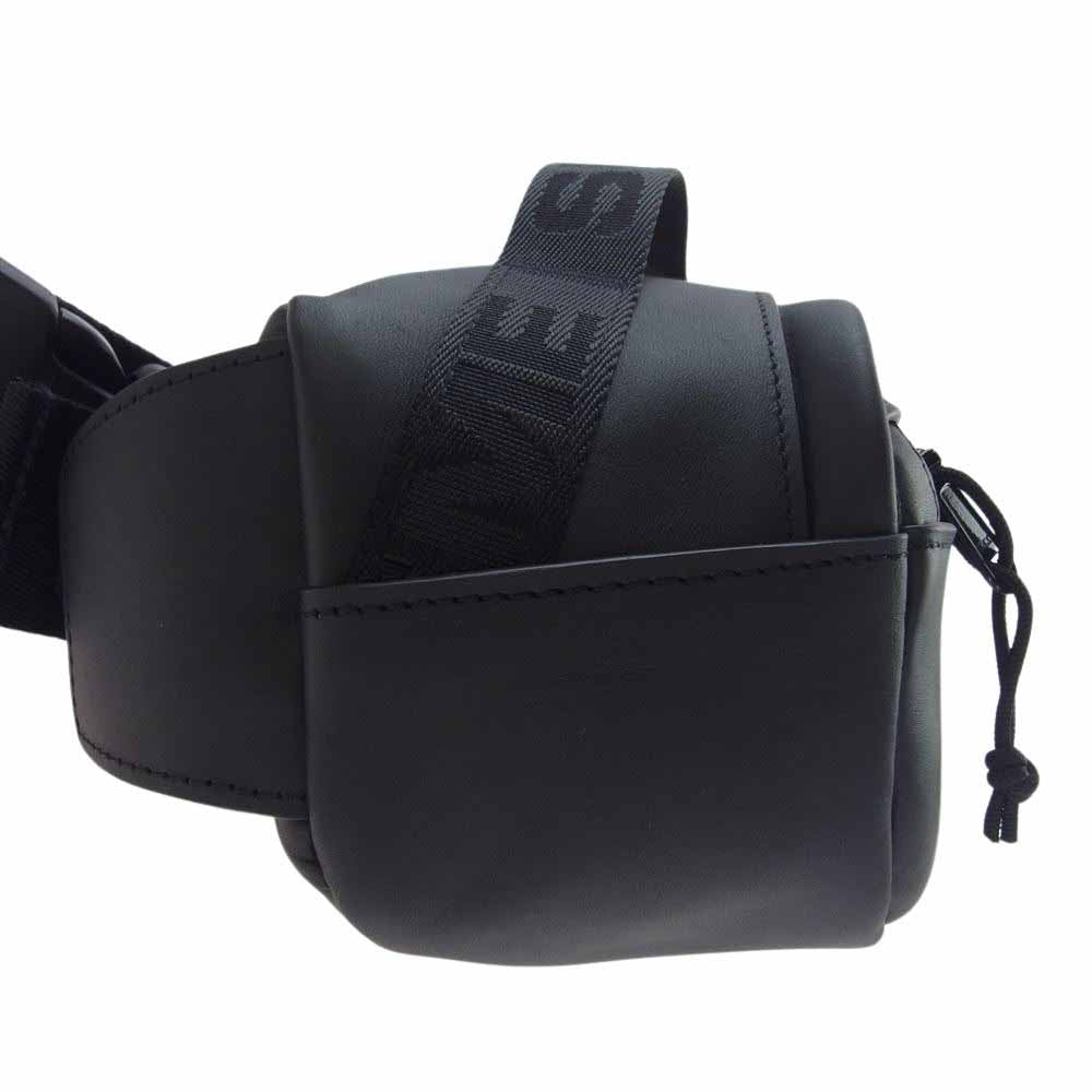 Supreme シュプリーム 23AW Leather Waist Bag レザー ウエスト バッグ  ブラック系【新古品】【未使用】【中古】
