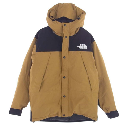 THE NORTH FACE ノースフェイス ND91930 MOUNTAIN DOWN JACKET GORE-TEX マウンテン ダウン ジャケット ゴアテックス ダウンジャケット ライトブラウン系 XL【中古】