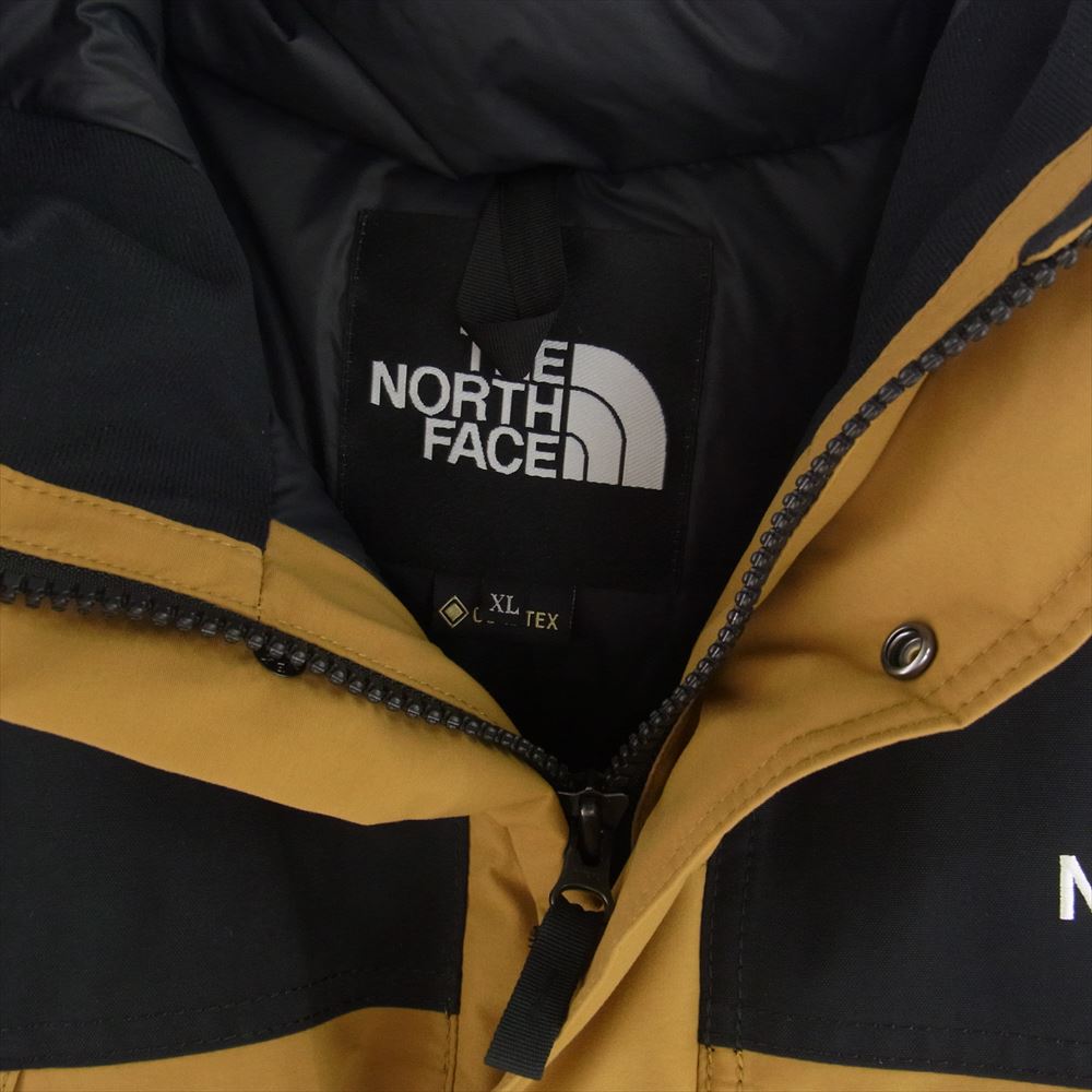 THE NORTH FACE ノースフェイス ND91930 MOUNTAIN DOWN JACKET GORE-TEX マウンテン ダウン ジャケット ゴアテックス ダウンジャケット ライトブラウン系 XL【中古】