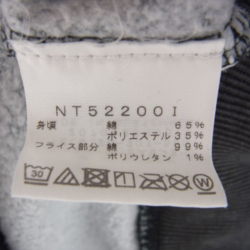 Supreme シュプリーム 22AW NT52200I THE NORTH FACE ノースフェイス Pigment Printed Hooded Sweat Shirt スウェット プルオーバー パーカー グレー系 US S【中古】