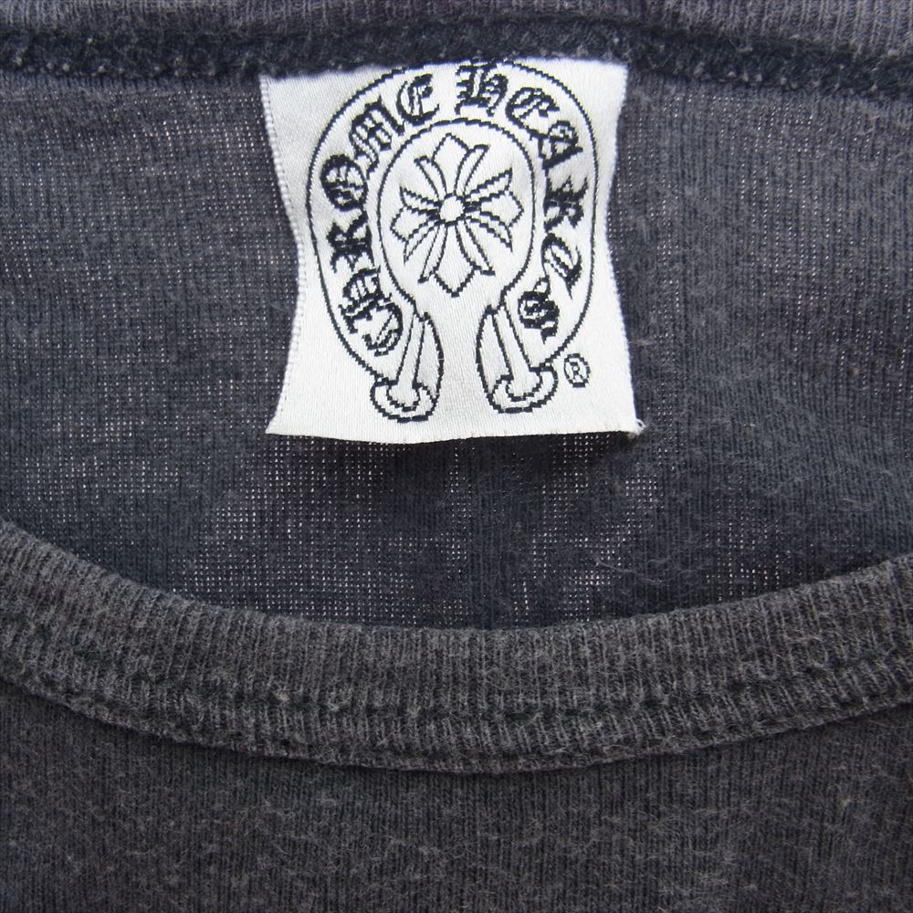 CHROME HEARTS クロムハーツ（原本無） クロス プリント カットソー Ｔシャツ 長袖 グレー系 one size【中古】